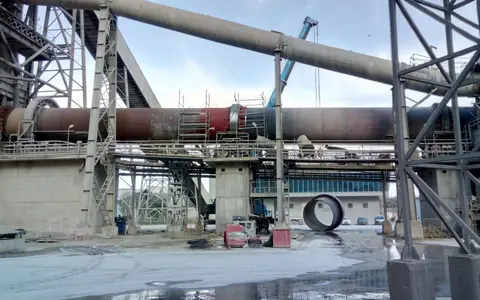 Rotary Kiln 2 Tyre and Shell under the Tyre Replacement