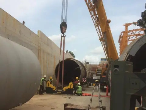 Rotary Dryer Shell Fabrication