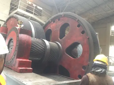 Cement Mill 1 Symetro Membrane Coupling and Trunnion Replacement