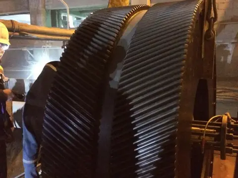 Cement Mill 1 Symetro Membrane Coupling and Trunnion Replacement