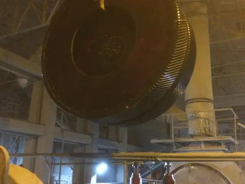 Cement Mill 1 Symetro Membrane Coupling and Trunnion Replacement