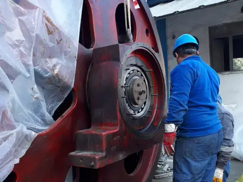 Cement Mill 1 Symetro Membrane Coupling and Trunnion Replacement