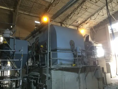 Cement Mill 1 Symetro Membrane Coupling and Trunnion Replacement