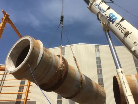 Rotary Dryer Shell Fabrication